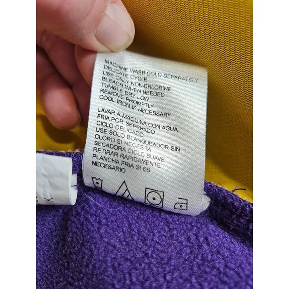 Minnesota Vikings NFL Apparel Large Full Zip Fleece Lined Jacket XL - Picture 9 of 12